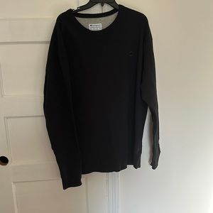 Champion black crew neck